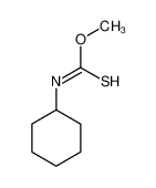 O-methyl N-cyclohexylcarbamothioate 65351-52-2