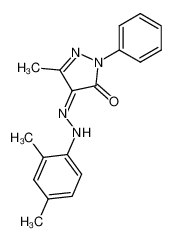 4-(2',4'-dimethylphenylhydrazono)-5-methyl-2-phenyl-3H-pyrazol-3-one