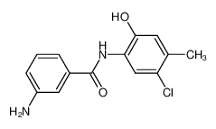 3-amino-benzoic acid-(5-chloro-2-hydroxy-4-methyl-anilide) 100716-38-9