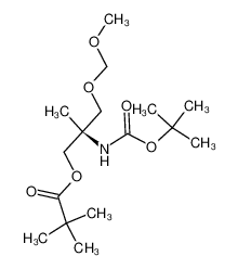 2-((tert-butoxycarbonyl)amino)-3-(methoxymethoxy)-2-methylpropyl pivalate 188476-30-4