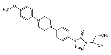 2-[(2S)-butan-2-yl]-4-[4-[4-(4-methoxyphenyl)piperazin-1-yl]phenyl]-1,2,4-triazol-3-one 153896-47-0