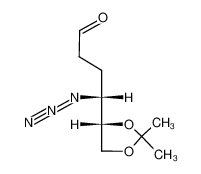 (R)-4-azido-4-((S)-2,2-dimethyl-1,3-dioxolan-4-yl)butanal 200499-54-3