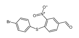 4-(4-bromophenyl)sulfanyl-3-nitrobenzaldehyde 175278-49-6