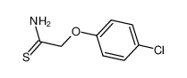 2-(4-chlorophenoxy)ethanethioamide 35368-44-6