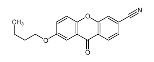 7-butoxy-9-oxoxanthene-3-carbonitrile 89217-02-7