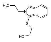 2-(2-propylisoindol-1-yl)sulfanylethanol 61214-21-9