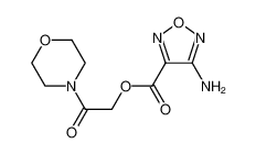 (2-morpholin-4-yl-2-oxoethyl) 4-amino-1,2,5-oxadiazole-3-carboxylate