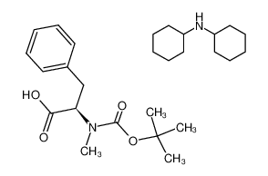 N-Boc-N-甲基-D-苯基丙氨酸 二环己基铵盐