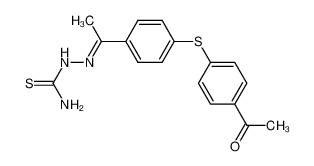 745076-13-5 2-(1-(4-((4-acetylphenyl)thio)phenyl)ethylidene)hydrazine-1-carbothioamide