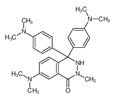 76347-53-0 7-(dimethylamino)-4,4-bis[4-(dimethylamino)phenyl]-2-methyl-3H-phthalazin-1-one