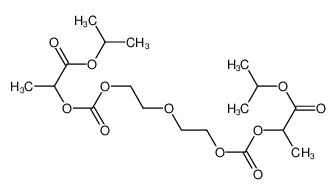 propan-2-yl 2-[2-[2-(1-oxo-1-propan-2-yloxypropan-2-yl)oxycarbonyloxyethoxy]ethoxycarbonyloxy]propanoate 5349-69-9