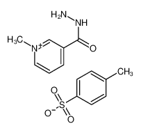 4-methylbenzenesulfonate,1-methylpyridin-1-ium-3-carbohydrazide 5406-79-1