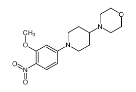 4-[1-(3-甲氧基-4-硝基-苯基)-哌啶-4-基]-吗啉