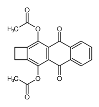 Cyclobut[b]anthracene-4,9-dione, 3,10-bis(acetyloxy)-1,2-dihydro- 89023-97-2