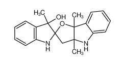 3,3'a,8'b-trimethylspiro[1H-indole-2,2'-3,4-dihydrofuro[3,2-b]indole]-3-ol 24628-59-9