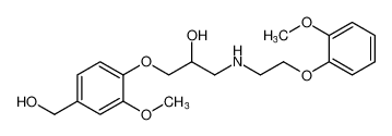 1-(4-(hydroxymethyl)-2-methoxyphenoxy)-3-((2-(2-methoxyphenoxy)ethyl)amino)propan-2-ol