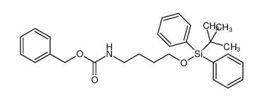 benzyl (4-((tert-butyldiphenylsilyl)oxy)butyl)carbamate 1346132-49-7