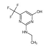 2-(ethylamino)-6-(trifluoromethyl)-1H-pyrimidin-4-one