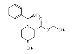 ethyl cis-(2S,4R)-1-[(R)-1-phenylethyl]-4-methylpipecolate 134984-62-6