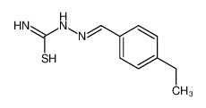 [(4-ethylphenyl)methylideneamino]thiourea 61356-15-8