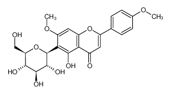 21089-34-9 structure, C23H24O10