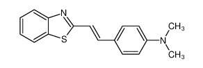 4-[2-(2-benzothiazol-2-yl)vinyl]-N,N-dimethylaniline 1628-58-6