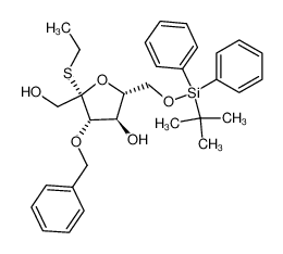 302905-16-4 ethyl 3-O-benzyl-6-O-tert-butyldiphenylsilyl-2-thio-β-D-fructofuranoside