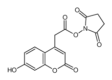 (2,5-dioxopyrrolidin-1-yl) 2-(7-hydroxy-2-oxochromen-3-yl)acetate图片