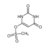 2,6-dioxo-1,2,3,6-tetrahydropyrimidin-4-yl methanesulfonate 143208-48-4