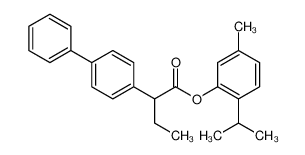(5-methyl-2-propan-2-ylphenyl) 2-(4-phenylphenyl)butanoate 20724-13-4