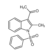 1-[1-(benzenesulfonyl)-2-methylindol-3-yl]ethanone 113685-33-9