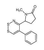 N-methyl (phenyl-5 dithiazine-1,2,3 yl-4)-5 pyrrolidone-2 111988-26-2