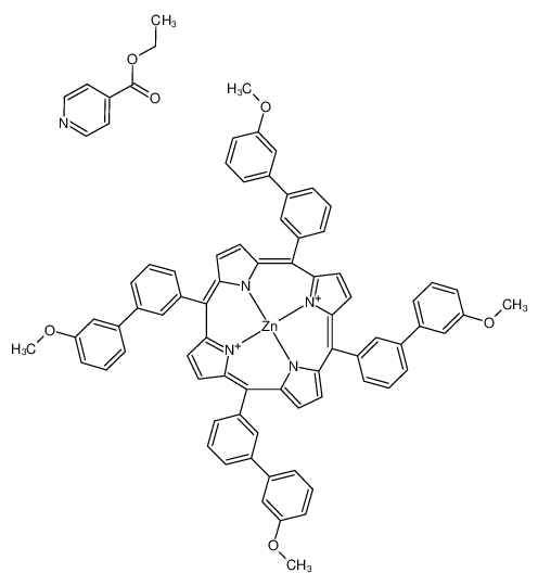 1261271-77-5 structure, C80H61N5O6Zn++