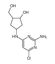 4-[(2-amino-6-chloropyrimidin-4-yl)amino]-2-(hydroxymethyl)cyclopentan-1-ol 91296-08-1