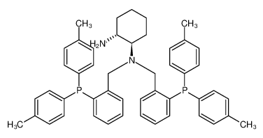 (1R,2R)-2-N,2-N-bis[[2-bis(4-methylphenyl)phosphanylphenyl]methyl]cyclohexane-1,2-diamine 1150113-65-7