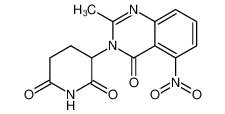 3-(2-methyl-5-nitro-4-oxo-4H-quinazolin-3-yl)-piperidine-2,6-dione 1015474-86-8