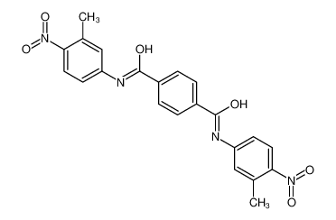 1-N,4-N-bis(3-methyl-4-nitrophenyl)benzene-1,4-dicarboxamide 65916-72-5