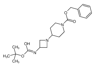 Benzyl 4-(3-((tert-butoxycarbonyl)amino)azetidin-1-yl)piperidine-1-carboxylate 883546-87-0