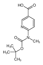 6-[methyl-[(2-methylpropan-2-yl)oxycarbonyl]amino]pyridine-3-carboxylic acid 365413-11-2