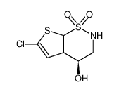 (S)-6-氯-3,4-二氢-2H-噻吩[3,2-E]-1,2-噻嗪-4-醇 1,1-二氧化氮