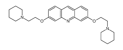 3,6-bis(2-piperidin-1-ylethoxy)acridine 81541-32-4