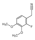 2-(2-fluoro-3,4-dimethoxyphenyl)acetonitrile 7537-08-8