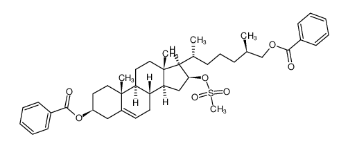 3β,26-dibezoyloxycholest-5-ene-16β-ol mesylate 79045-93-5