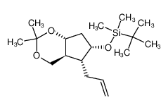 (1R,6S,7R,8S)-8-tert-butyldimethylsilyloxy-3,3-dimethyl-2,4-dioxa-7-(2-propenyl)-bicyclo[4.3.0]nonan-8-ol 315716-36-0