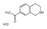 1-(1,2,3,4-Tetrahydroisoquinolin-7-yl)ethanone hydrochloride 82771-27-5