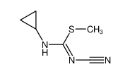 106580-80-7 S-methyl N-cyano-N'cyclopropyl-carbamimidothiolate