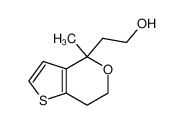 2-(4-methyl-6,7-dihydrothieno[3,2-c]pyran-4-yl)ethanol 898289-60-6