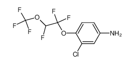 3-氯-4-[1,1,2-三氟-2-(三氟甲氧基)乙氧基]苯胺