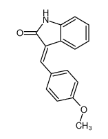 3-[(4-methoxyphenyl)methylidene]-1H-indol-2-one 55160-02-6