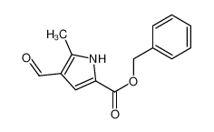 benzyl 4-formyl-5-methyl-1H-pyrrole-2-carboxylate 89909-50-2